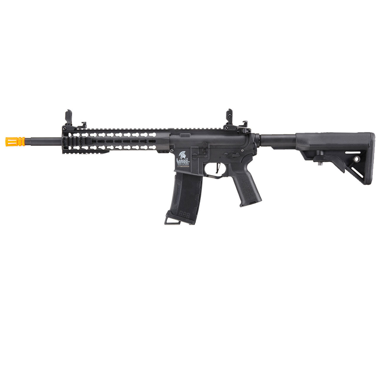 Lancer Tactical Gen 3 10" Keymod Airsoft M4 Carbine AEG Airsoft Rifle - Black