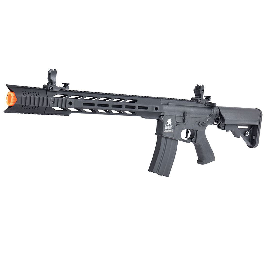Lancer Tactical Hybrid Gen 2 SPR Interceptor Airsoft AEG Rifle - Black