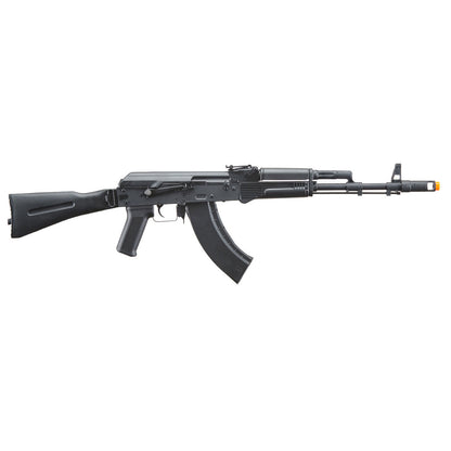 Lancer Tactical x Kalashnikov USA Licensed KR-103 Airsoft AEG Rifle with Folding Stock - Black