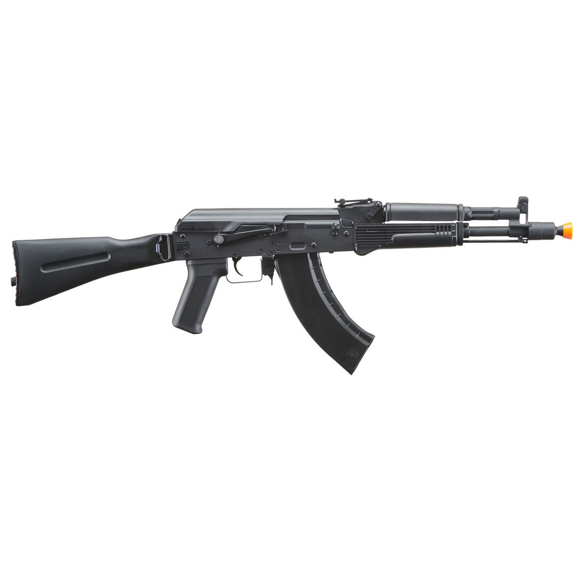 Lancer Tactical x Kalashnikov USA Licensed KR-104 SBR Airsoft AEG Rifle with Folding Stock - Black