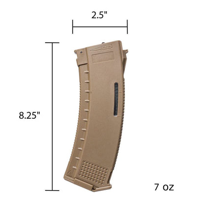 Arcturus AK MOD1 200rd Mid-Cap Windowed EMM Magazine