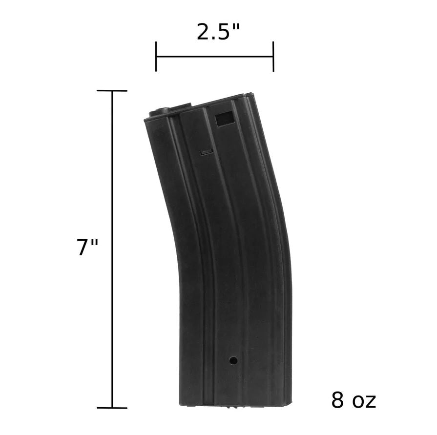 Arcturus M4/M16 Metal 350rd Hi-Cap Wheel EMM Magazine w/ Melonite Finish