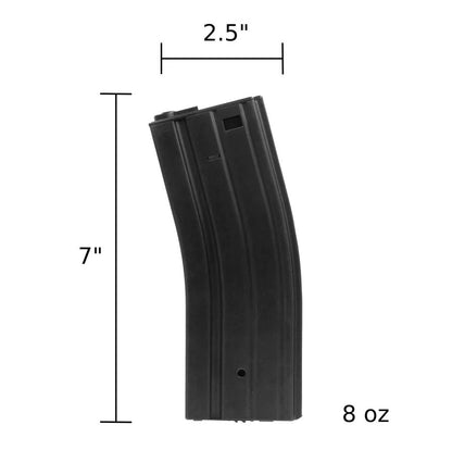 Arcturus M4/M16 Metal 350rd Hi-Cap Wheel EMM Magazine w/ Melonite Finish