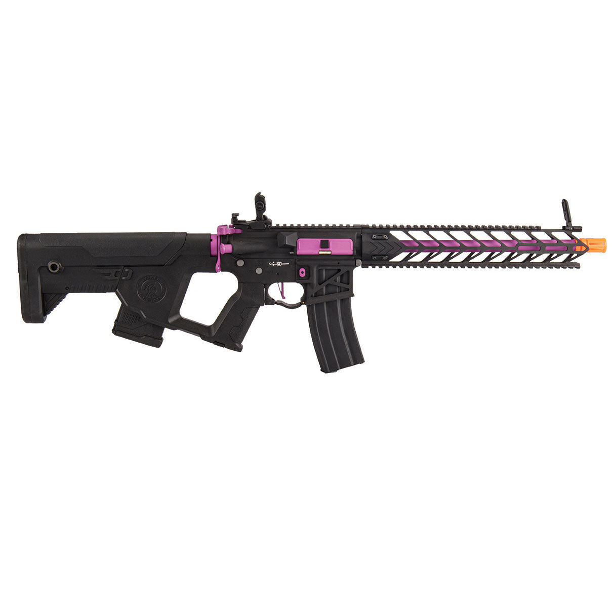 Lancer Tactical Enforcer Night Wing AEG [High FPS] w/ Alpha Stock - Black/Purple