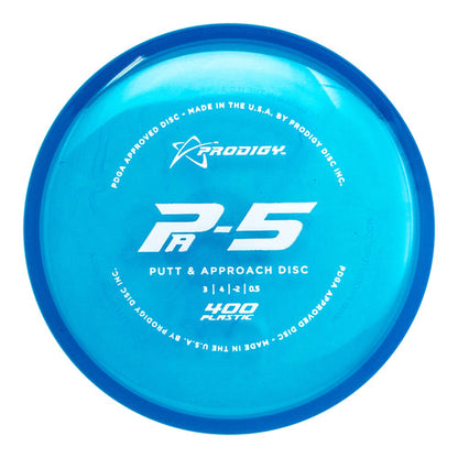 Prodigy PA-5 Putt & Approach Disc - 400 Plastic