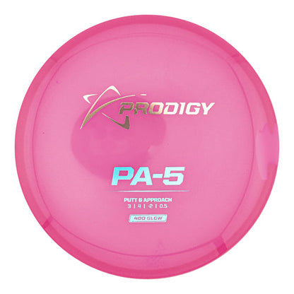 Prodigy PA-5 Putt & Approach Disc - 400 Glow Plastic
