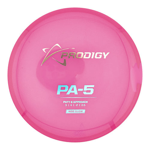 Prodigy PA-5 Putt & Approach Disc - 400 Glow Plastic