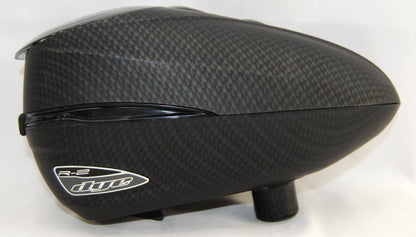 Used Dye R-2 Electronic Paintball Hopper Carbon/Smoke