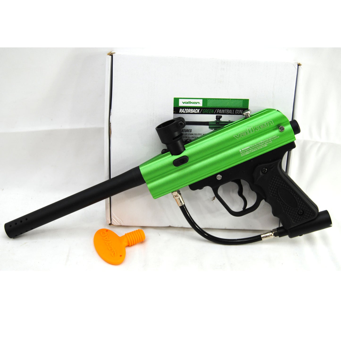 Used Valken Razorback Paintball Gun - Green