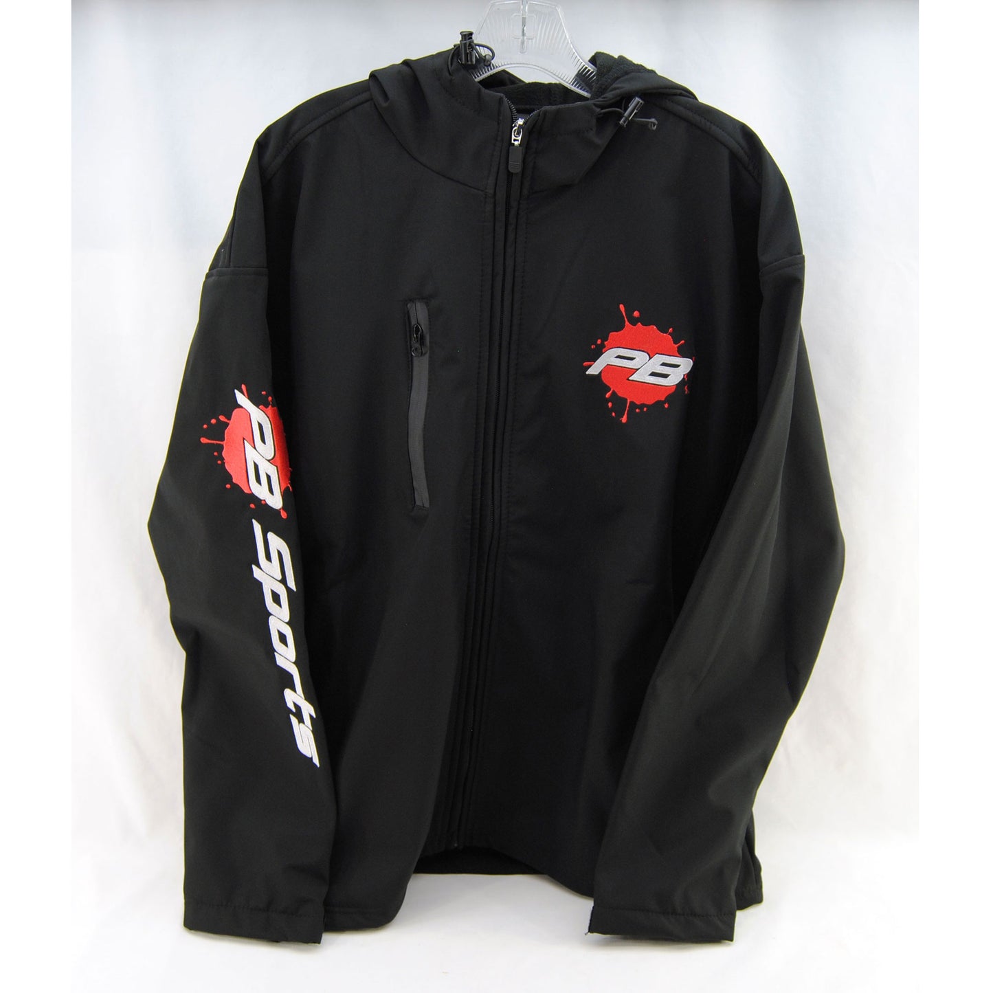 PB Sports Custom Soft Shell Jacket - Black