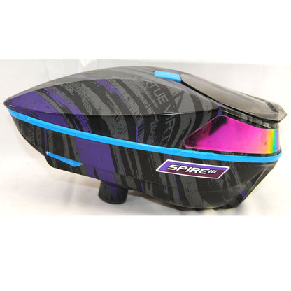 Used Virtue Spire III Electronic Paintball Loader - Graphic Amethyst