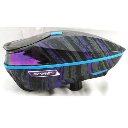 Used Virtue Spire III Electronic Paintball Loader - Graphic Amethyst