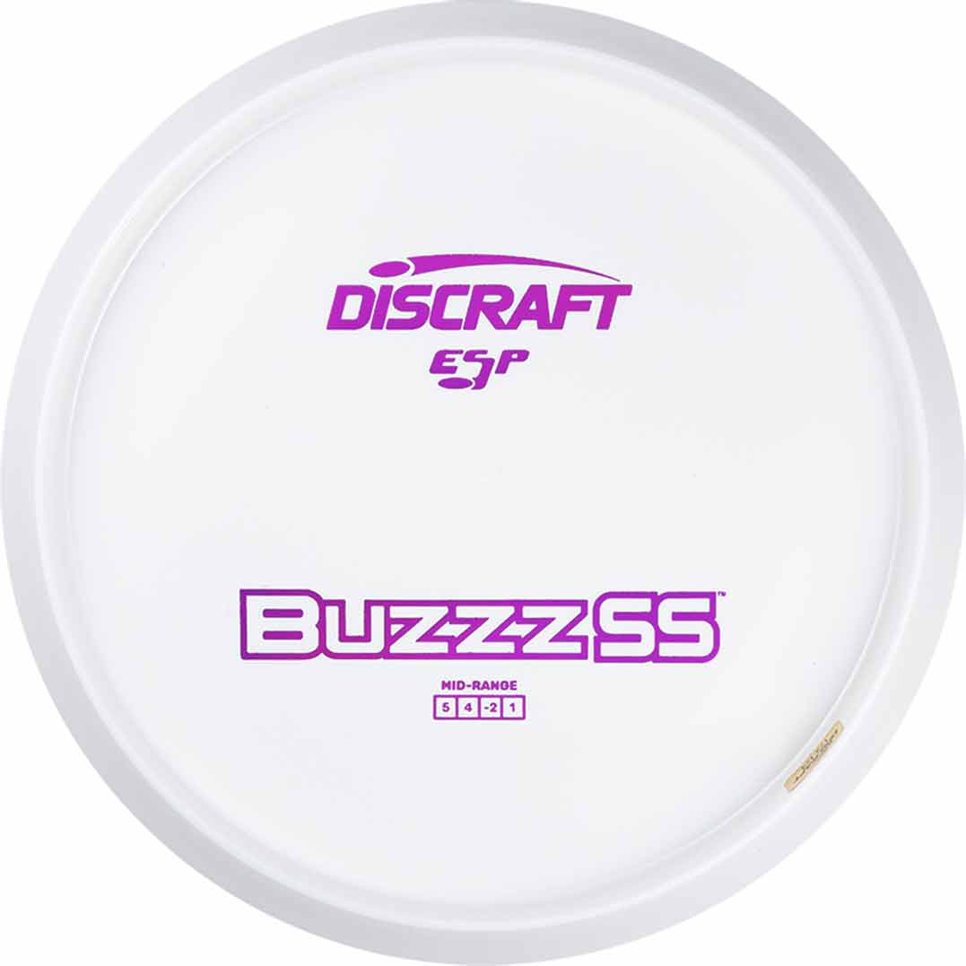 Discraft White ESP Buzzz SS Disc - Bottom Stamped