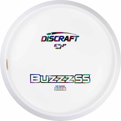 Discraft White ESP Buzzz SS Disc - Bottom Stamped