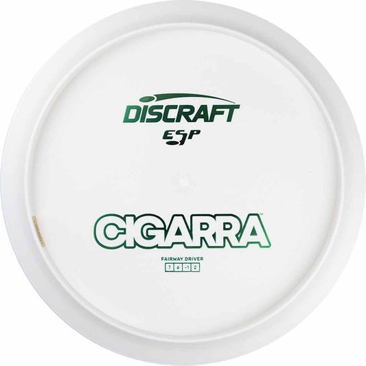 Discraft White ESP Cigarra Disc - Bottom Stamp