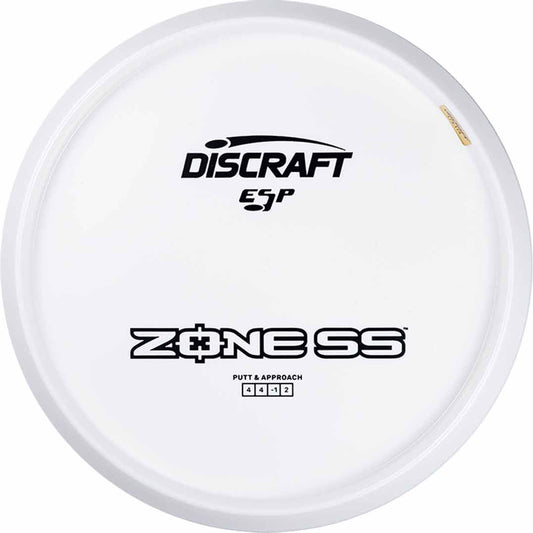 Discraft White ESP Zone SS Disc - Bottom Stamp
