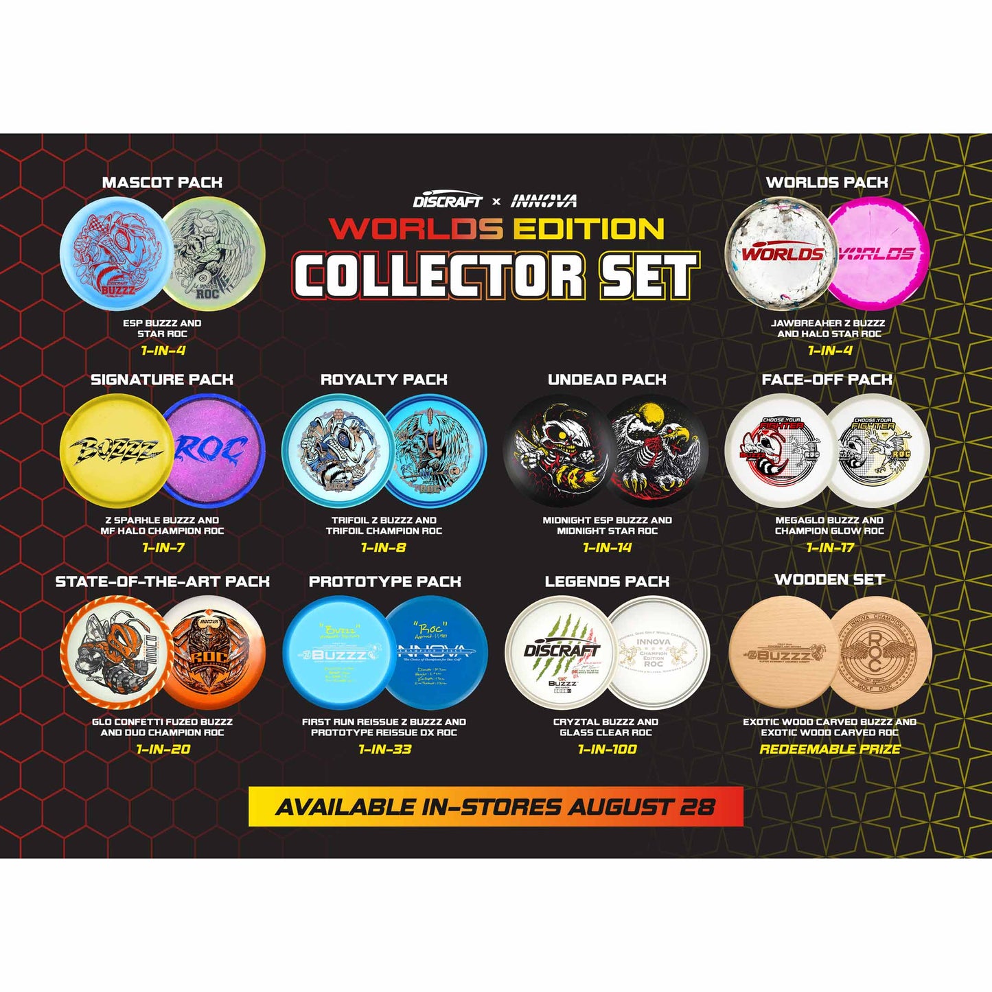 Discraft x Innova 2026 Worlds Edition Collector Set