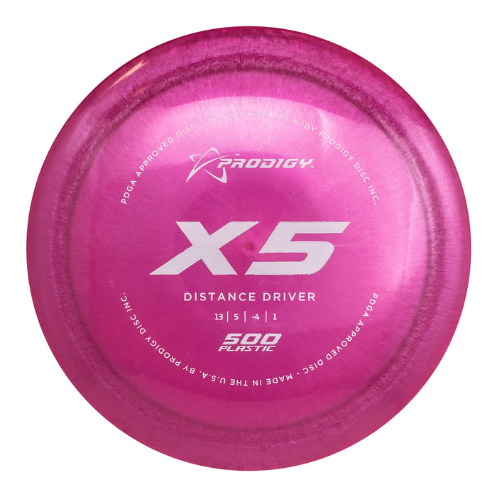 Prodigy X5 Distance Driver Disc - 500 Plastic
