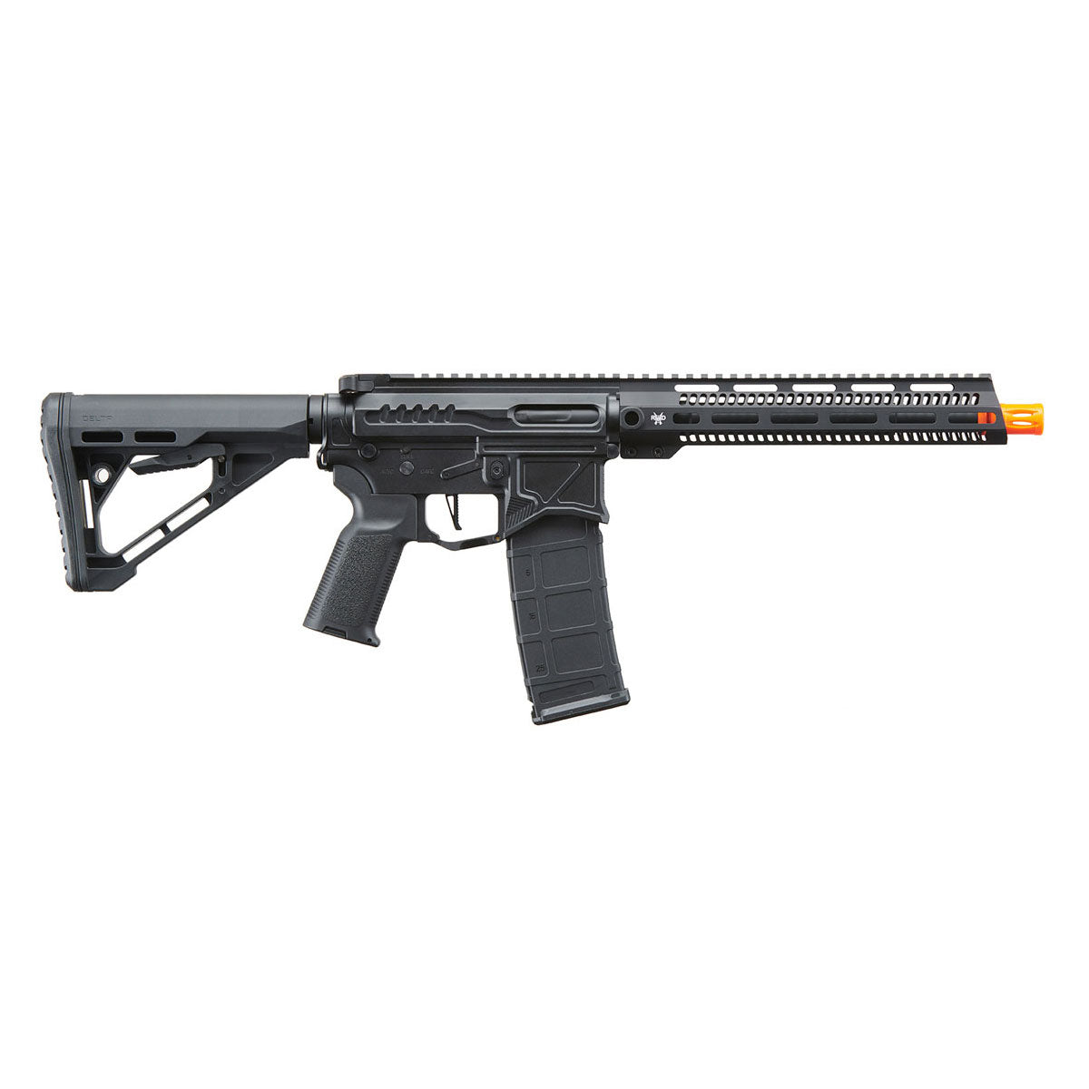 Zion Arms R15 Mod 0 Long Rail Airsoft Rifle with Delta Stock - Black