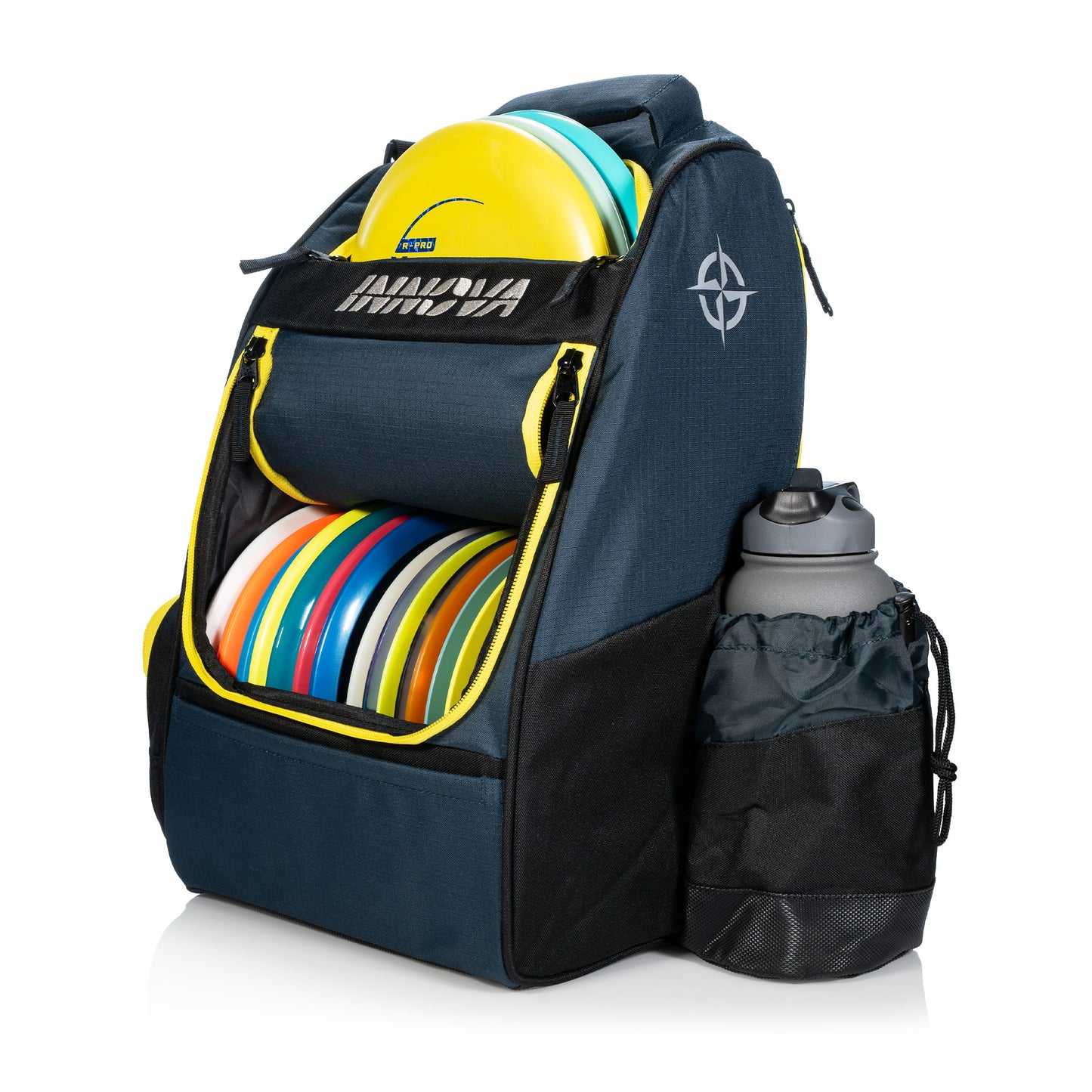 Innova Adventure Disc Golf Backpack - Navy/Yellow