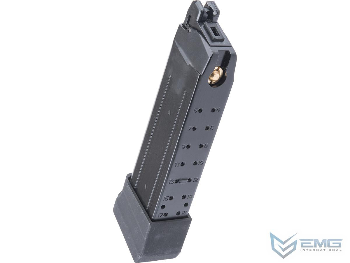 EMG 23rd Magazine F1 Licensed GSF-19 / GLOCK G19 Airsoft GBB Magazine w/ Extended Baseplate - CO2