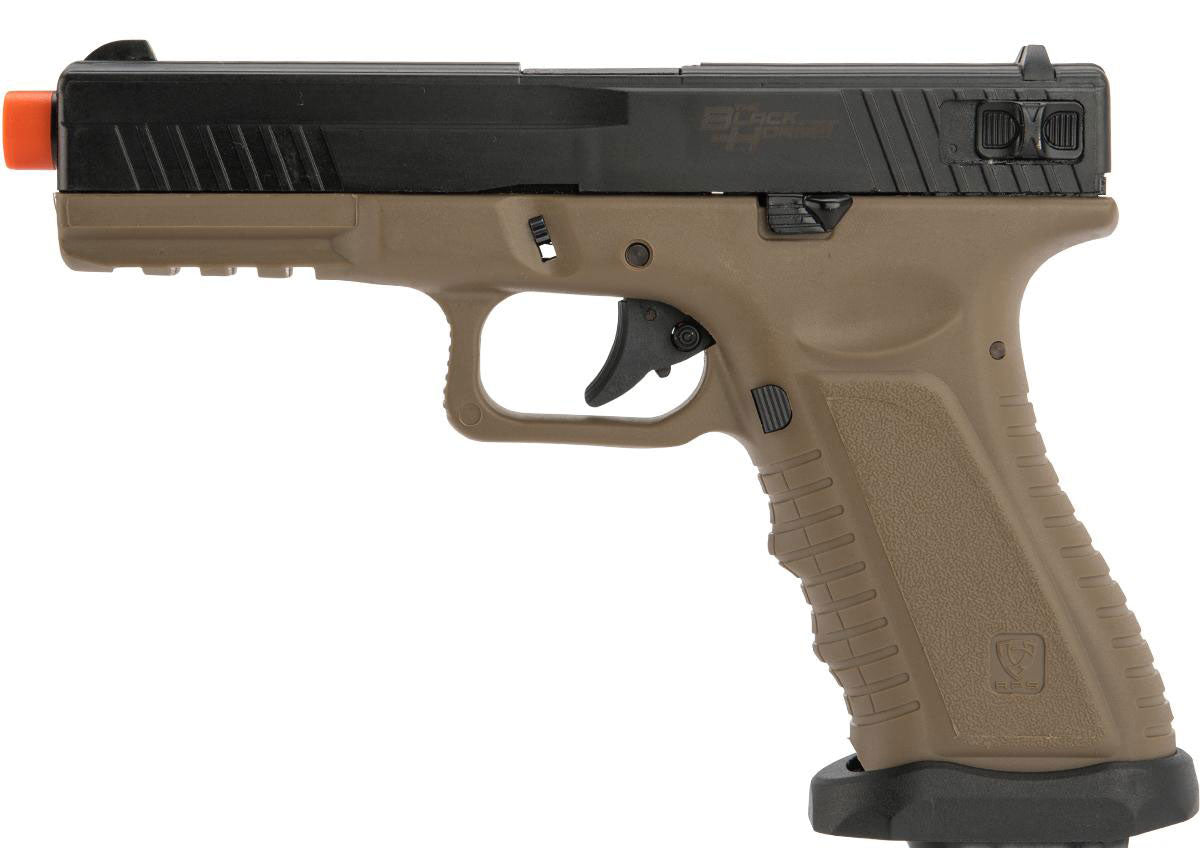 APS XTP Black Hornet Full Auto Co2 Powered Airsoft Pistol with Polymer Slide - Japan Version - Tan