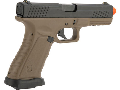 APS XTP Black Hornet Full Auto Co2 Powered Airsoft Pistol with Polymer Slide - Japan Version - Tan