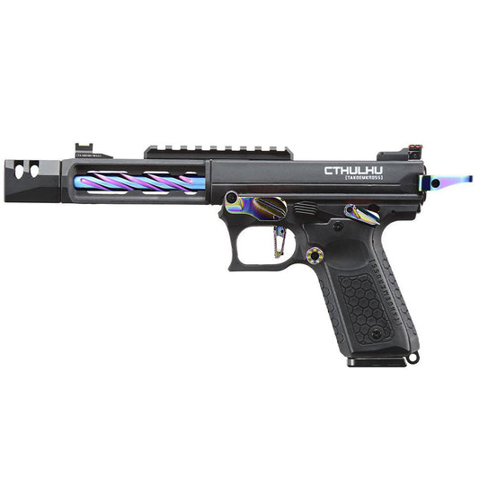 Lancer Tactical Tandemkross CTHULHU Gas BlowBack Pistol - Black/Titanium