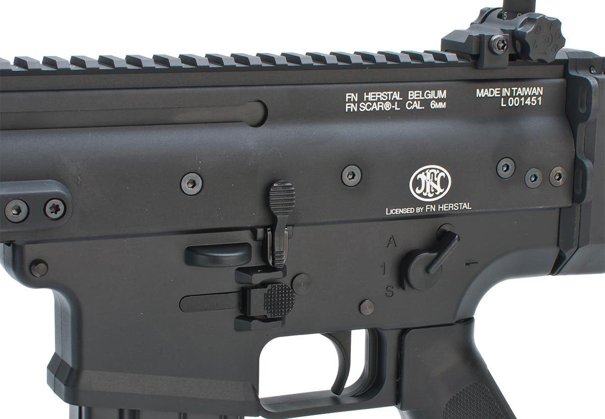 Cybergun FN Herstal Licensed Full Metal SCAR Light Airsoft AEG Rifle by VFC - Black