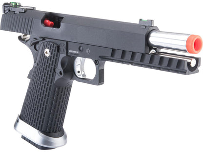 KJW Xcelerator 6" Hi-CAPA Gas Blowback Green Gas Airsoft Pistol