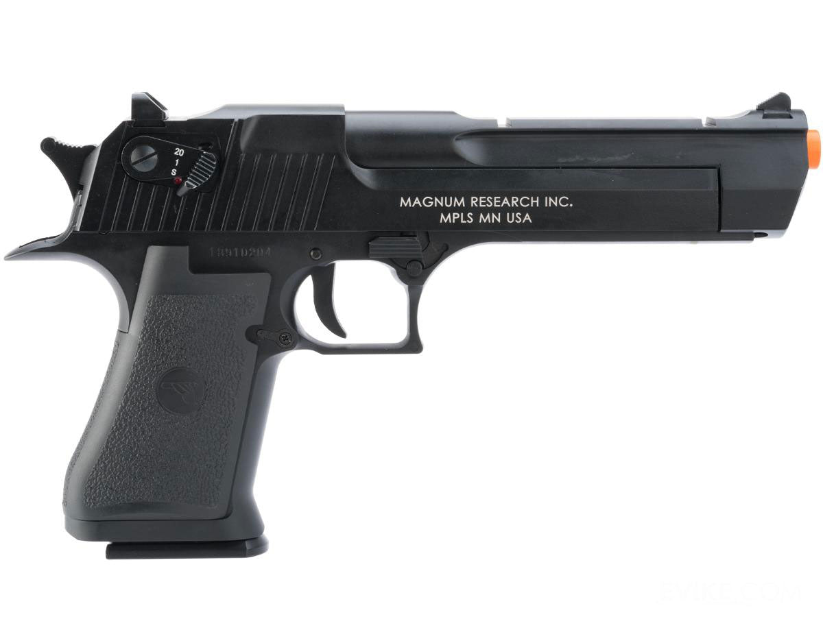Cybergun Magnum Research Desert Eagle Semi/Full Auto Airsoft CO2 Gas Blowback Pistol - Black