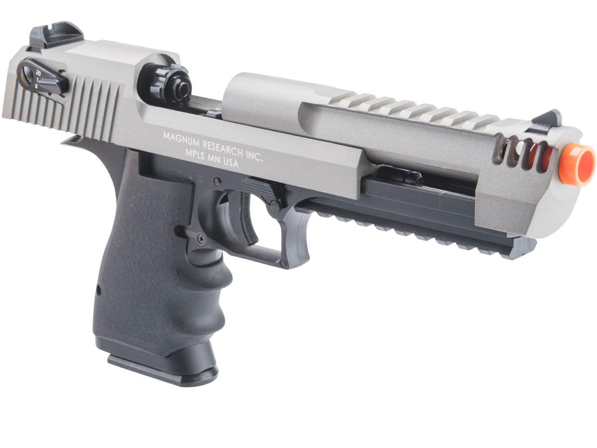 Cybergun Magnum Research Licensed Desert Eagle L6 Semi Auto CO2 Gas Blowback Airsoft Pistol by KWC - 2-Tone