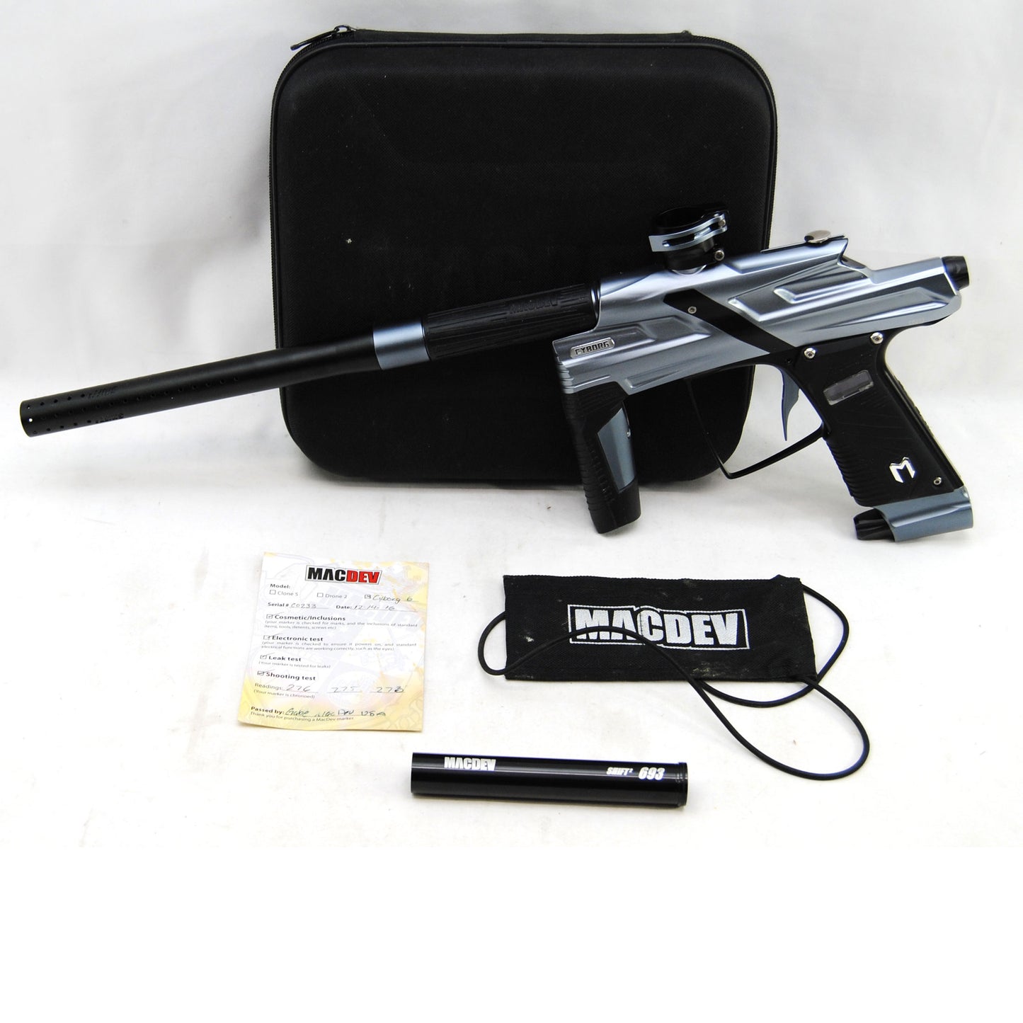 Used MacDev Cyborg 6 - Silver/Black