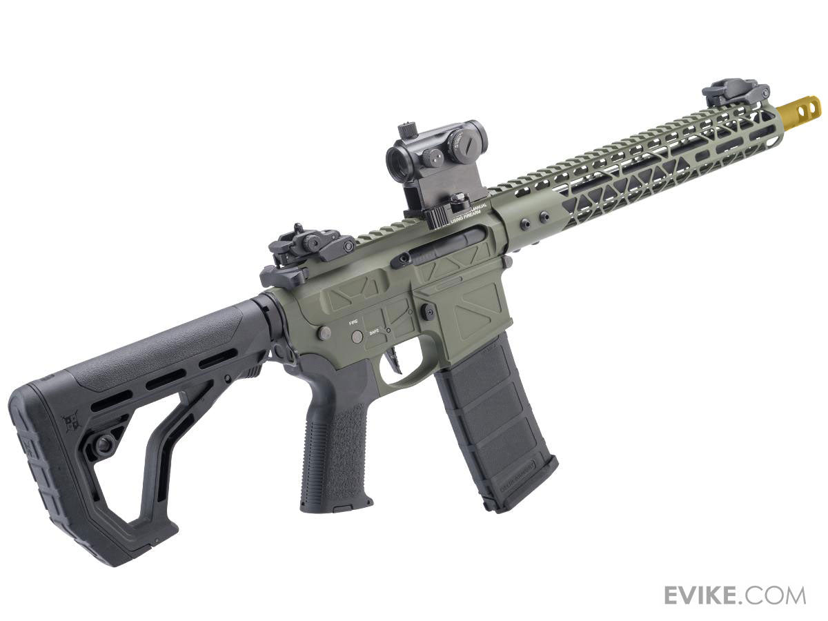 Delta Armory Freya Series Grandpower Licensed GP R15 Airsoft AEG Rifle w/ Eagle Optical Unit - 13" Skeleton M-LOK