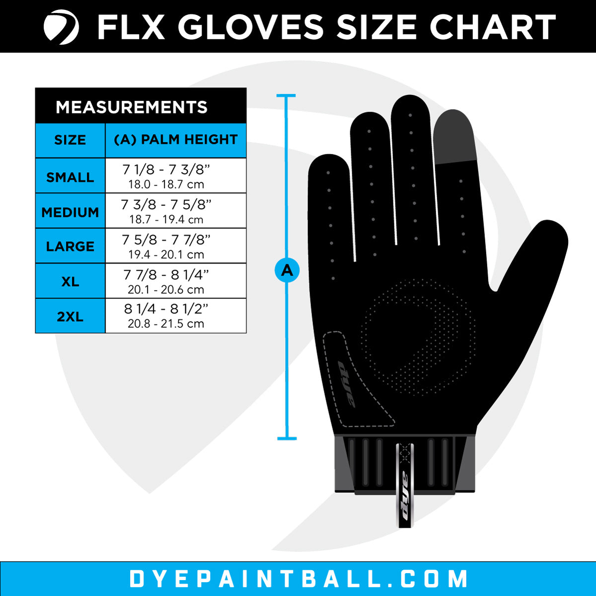 Dye FLX Glove - Forged Black/Grey