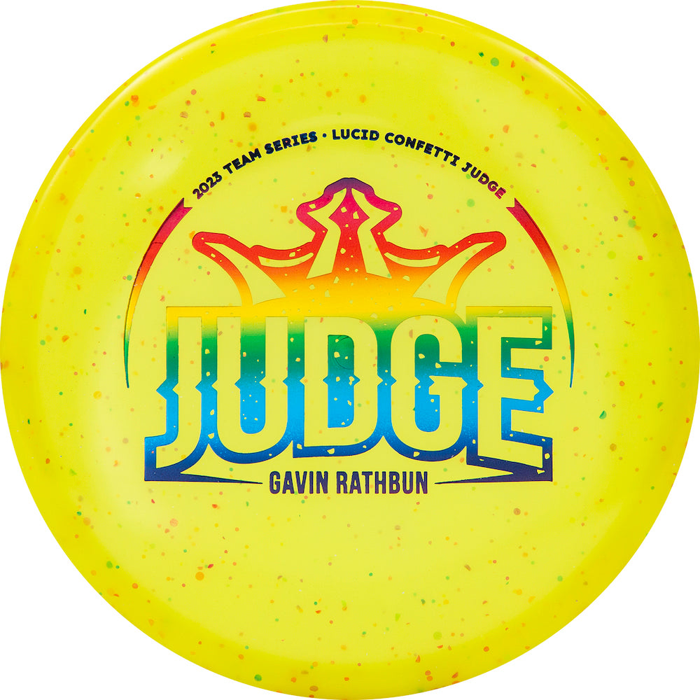 Dynamic Discs Lucid Confetti Judge Disc - Gavin Rathbun 2023 Team Series