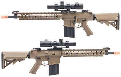 E&C Airsoft MK110 K1 Precision Rifle Airsoft AEG Designated Marksman Rifle - Dark Earth