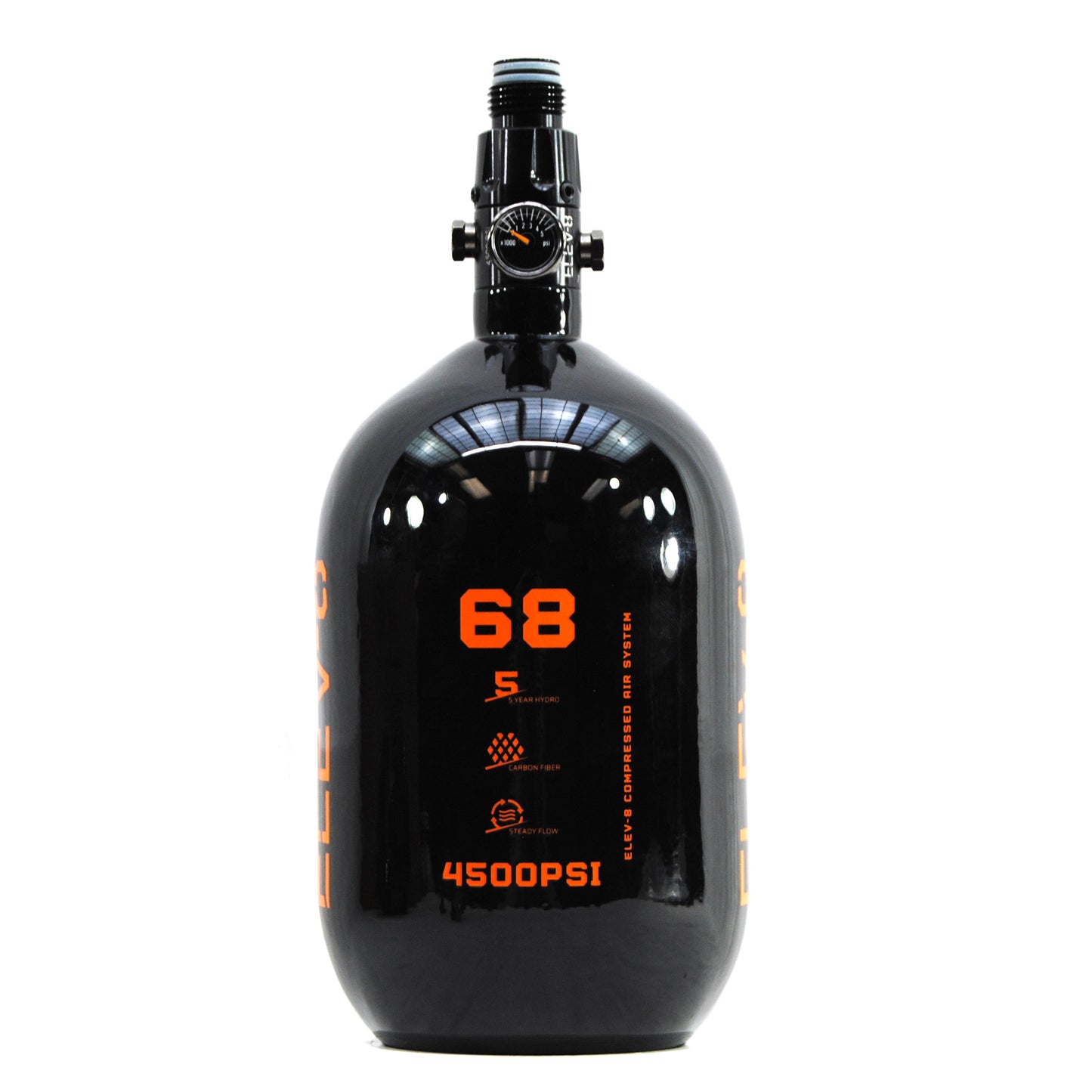 ELEV-8 Products Carbon Fiber HPA 68ci/4500psi Tank - Gloss