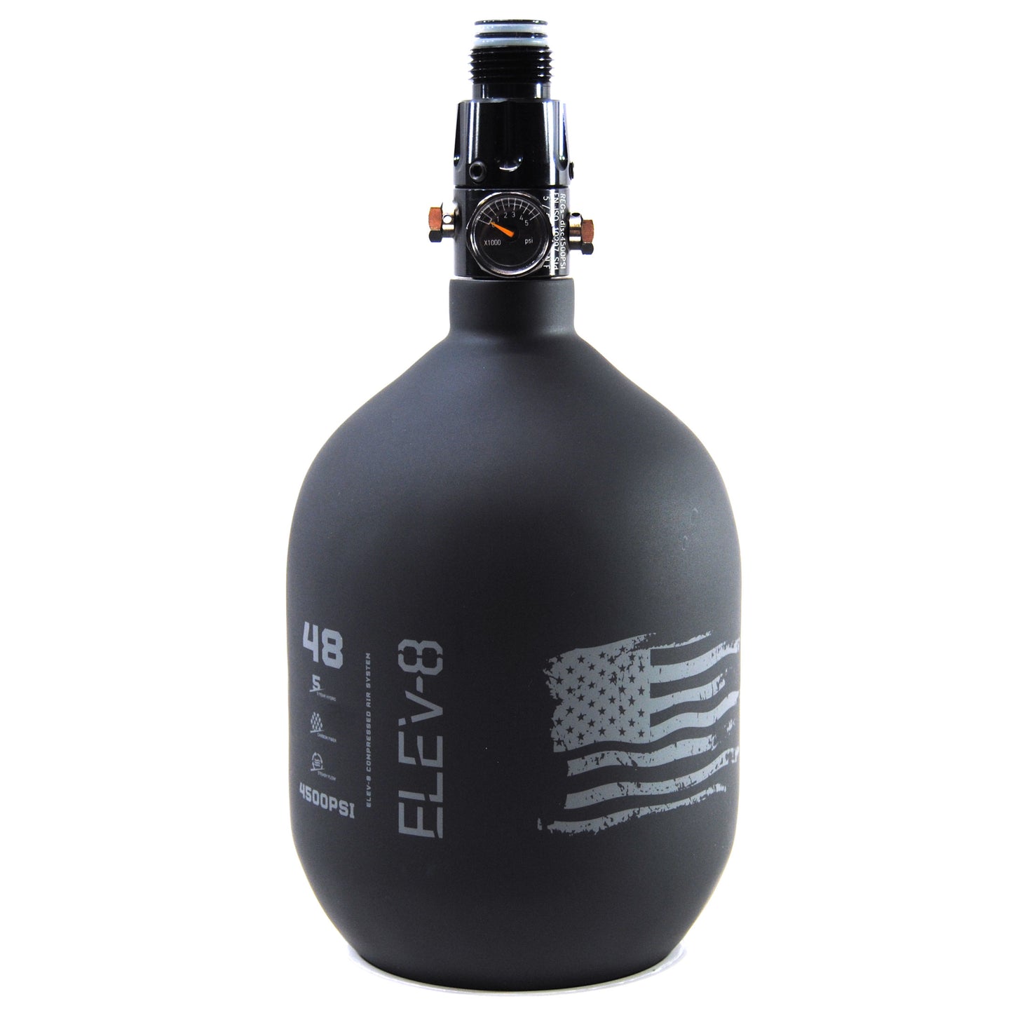 ELEV-8 Products Carbon Fiber HPA 48ci/4500psi Tank - Matte