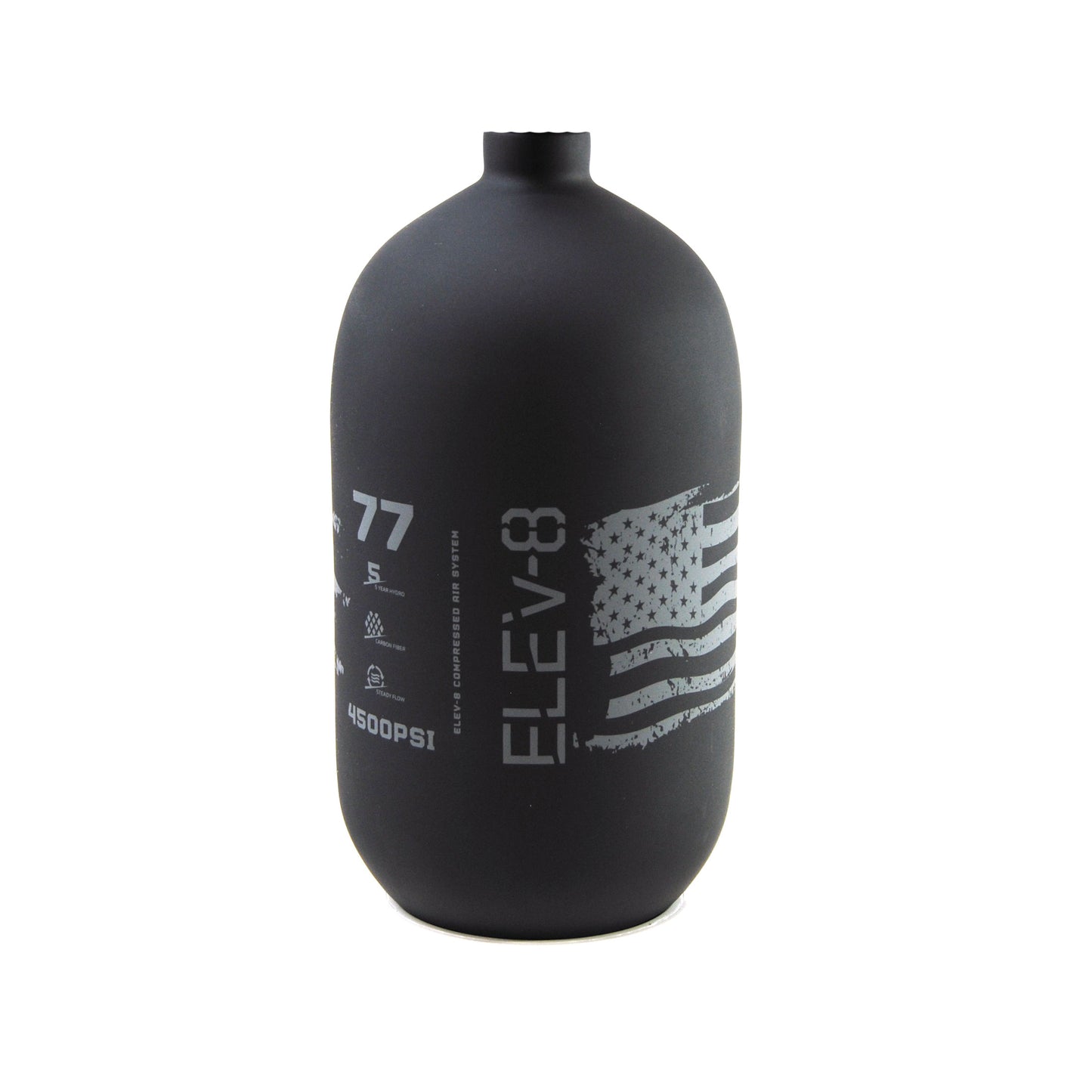 ELEV-8 Products Carbon Fiber HPA 77ci/4500psi Tank - Matte