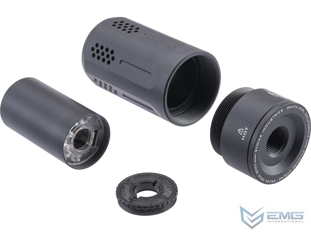 EMG Strike Industries Oppressor Universal Blast Shield w/ Built-In ACETECH Bifrost M RGB Rechargeable Tracer - Black