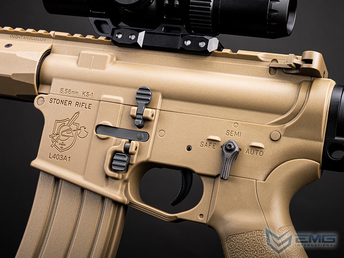 EMG x Knight's Armament KS-1 Airsoft AEG Rifle w/ Battery & Charger
