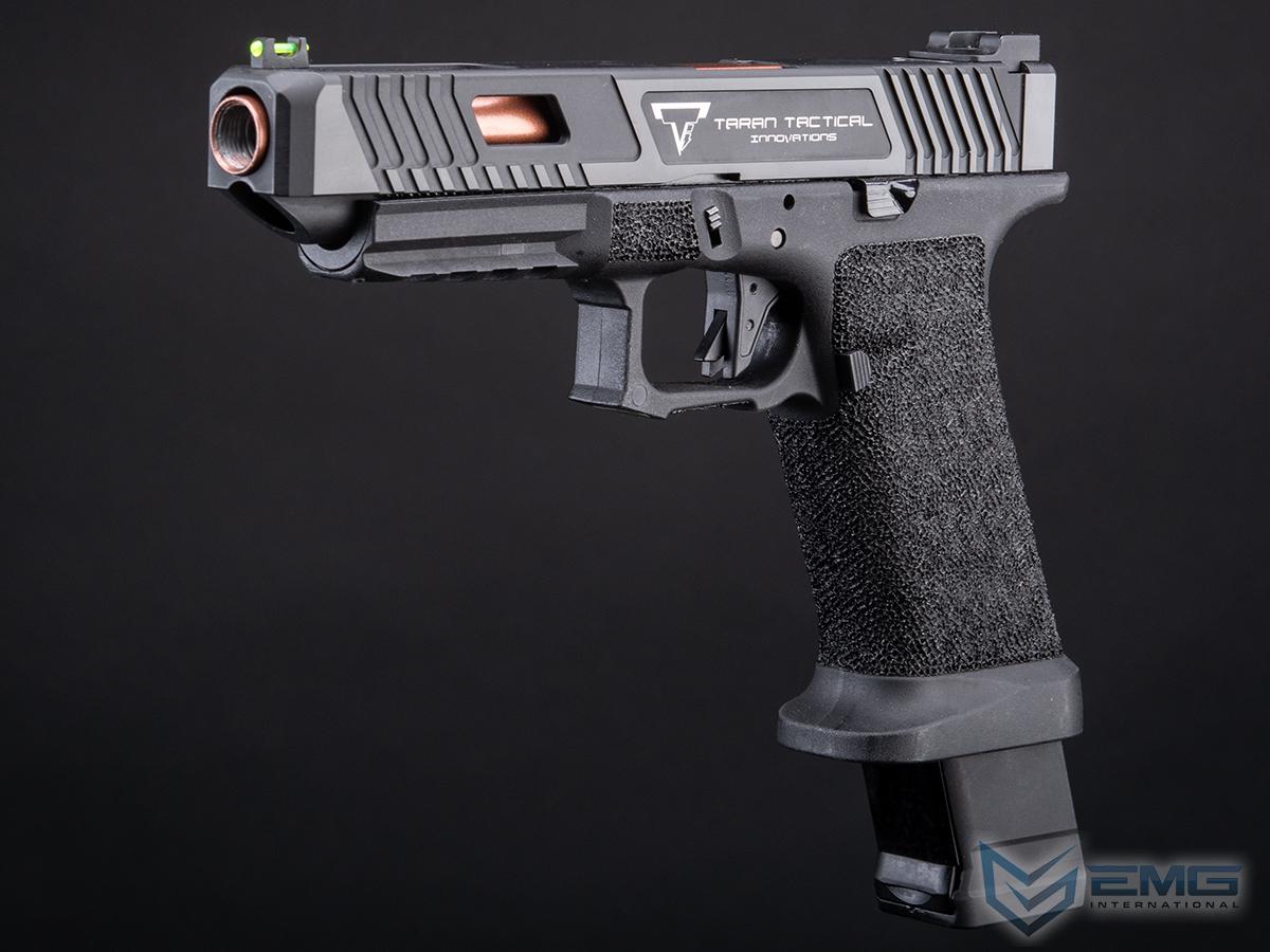 EMG Custom TTI JW2 Combat Master Slide + Ultimate GBB Frame Custom Airsoft Gas Blowback Pistol - Black