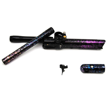 Inception Designs FLE Etha3 & Etha3M Body kit with Stella Barrel, Fang Trigger and EZ ASA - Gloss Finish, Splash Anodized