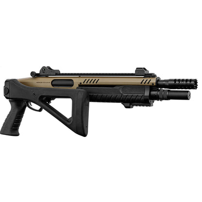 Lancer Tactical Fabarm 33" Compact Green Gas Pump Airsoft Shotgun - Tan
