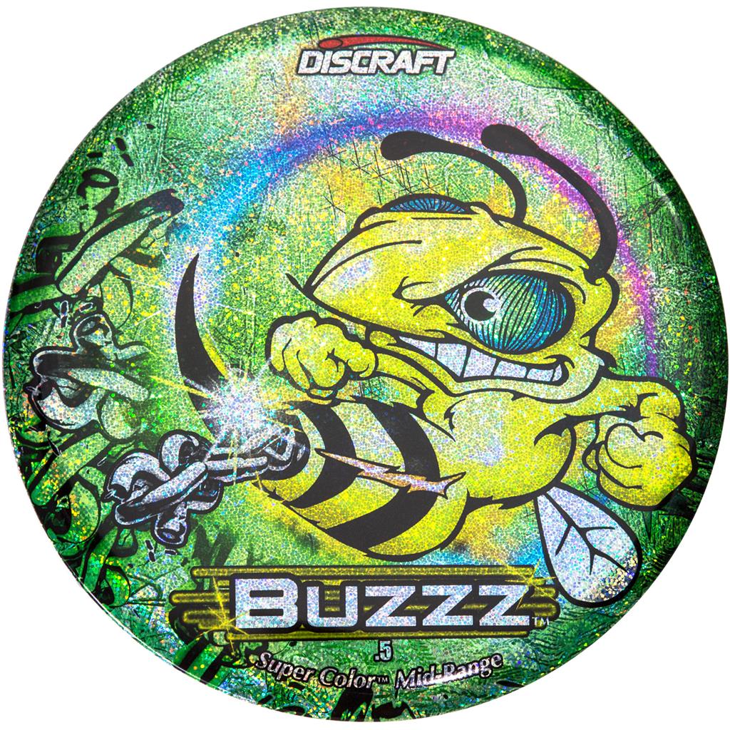 Discraft Full Foil Supercolor Buzzz Golf Disc - Sparkle Prism Chains