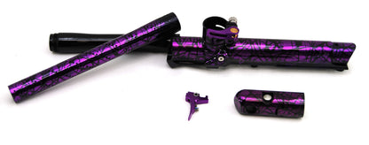Inception Designs FLE Etha3 & Etha3M Body kit with Stella Barrel, Fang Trigger and EZ ASA - Gloss Finish, Splash Anodized