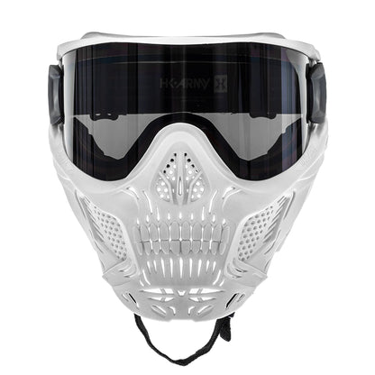 HSTL Skull Goggle "Ghost" - White w/ Smoke Lens