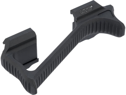 UTG CNC Aluminum Ultra Slim Angled Picatinny Foregrip - Matte Black