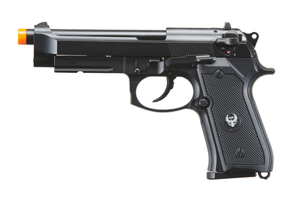 HFC Metal M9 Green Gas Blowback Airsoft Pistol - Black